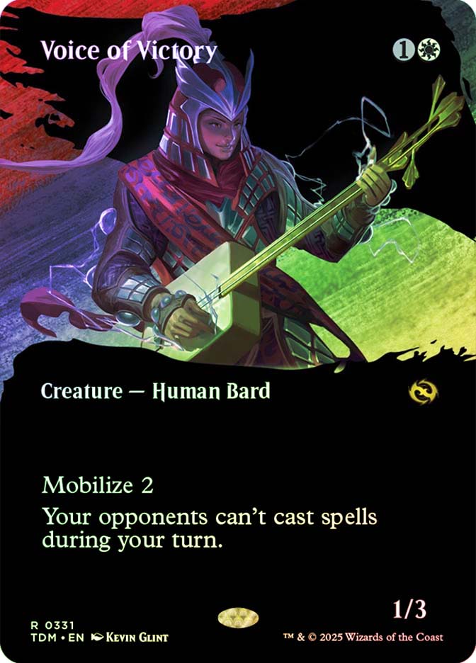 MTG 勝利の楽士/Voice of Victory 日日日日 日)【Foil】勝利の楽士