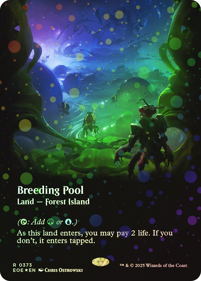 MTG Foil 繁殖池 Breeding Pool ギャラクシー 英語 MTG 繁殖池