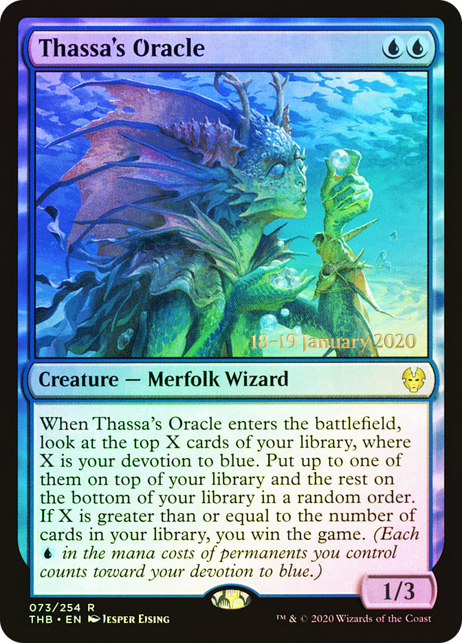 タッサの神託者 Thassa's Oracle SLD FOIL タッサの神託者/Thassa's