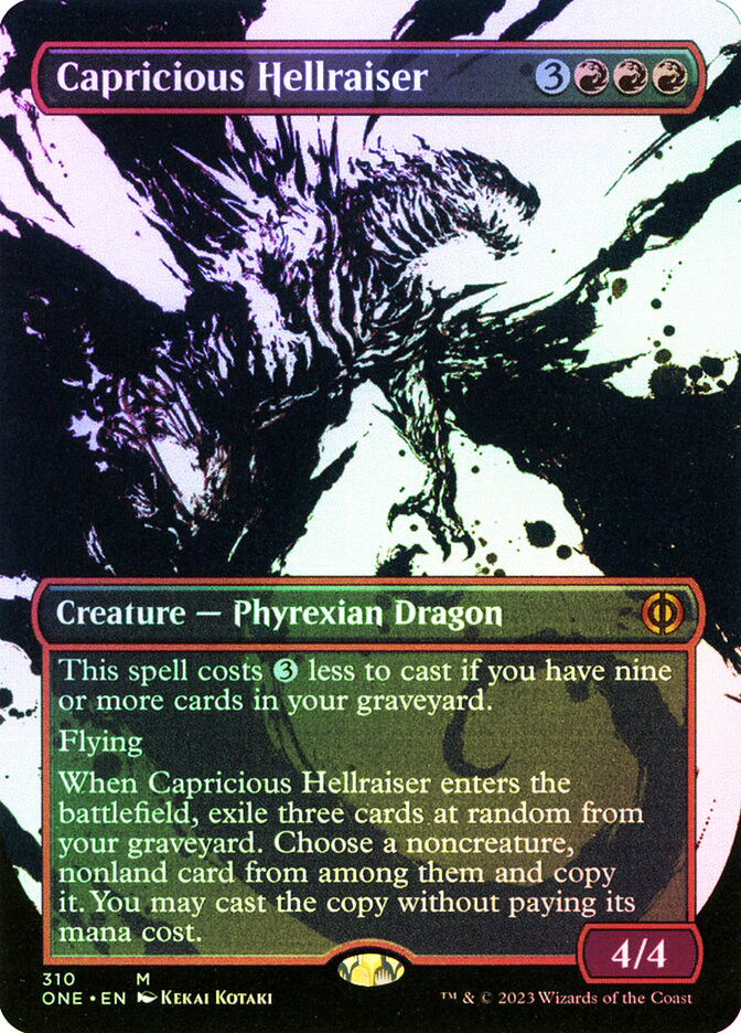 Capricious Hellraiser (#310) | Phyrexia: All Will Be One | Star