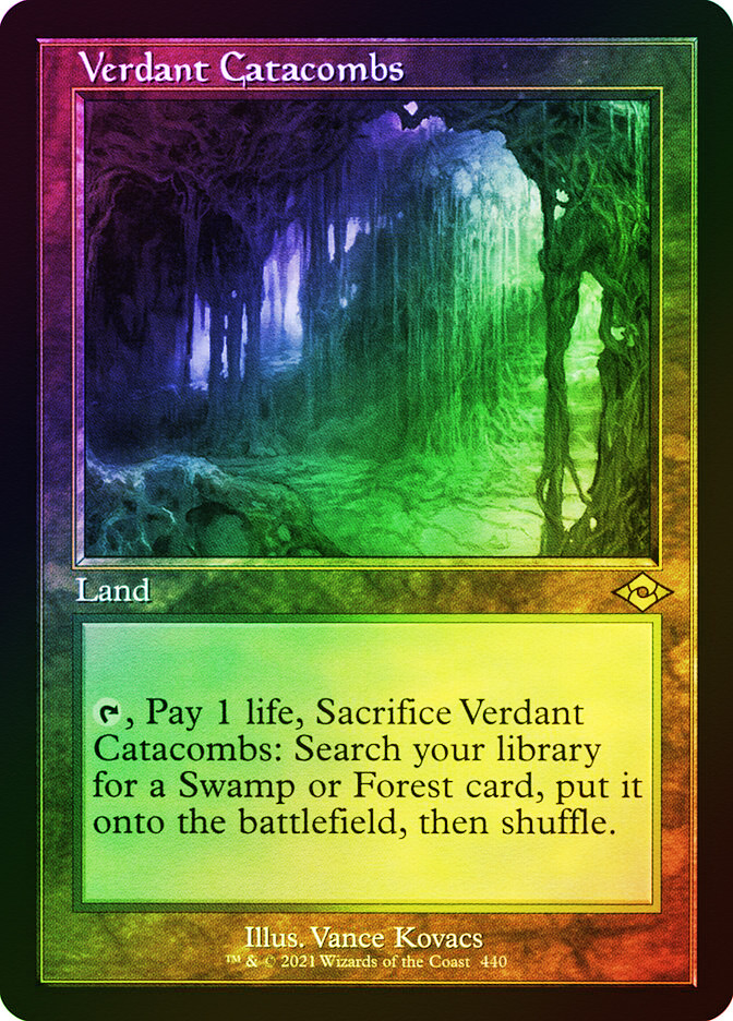 MTG ZNE新緑の地下墓地4枚セット MTG 新緑の地下墓地/Verdant Catacombs