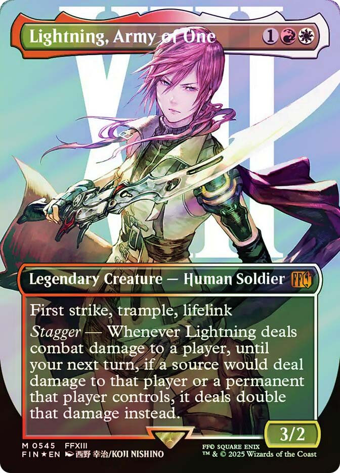 MTG FF シーンドライブ、ライトニング サージfoil 神話レア M 545 MTG