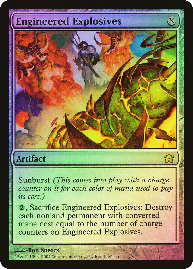 仕組まれた爆薬 マスターピース mps 部分光沢 foil MTG EX](部分光沢