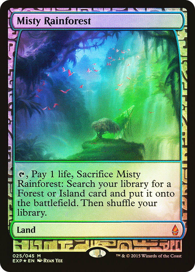 MTG 霧深い雨林 英語 Foil マスターピース EXP Amazon.co.jp: MTG 《霧