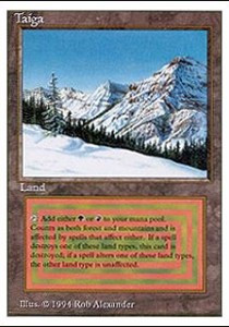 MTG Taiga デュアルランド Taiga mtg デュアルランド 英語 Taiga mtg