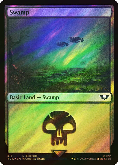 MTG 沼/Swamp Foil John Avon Secret Lair MTG 沼/Swamp Foil John