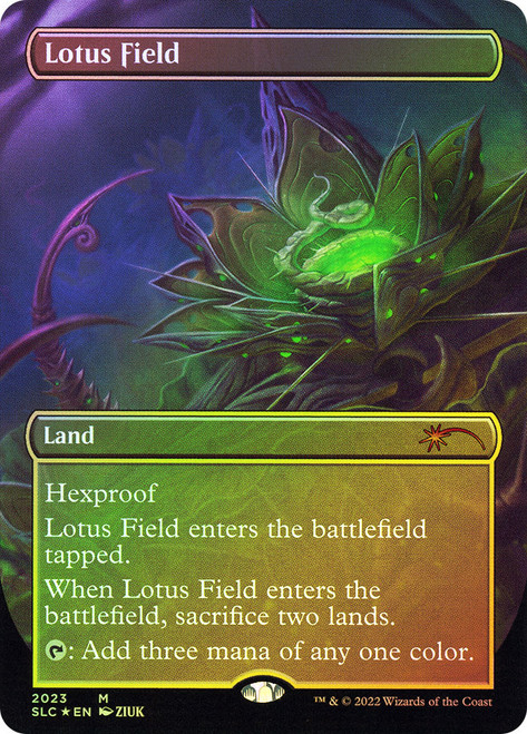 睡蓮の原野/Lotus Field No.158 ギャラクシーfoil MTG 睡蓮の原野