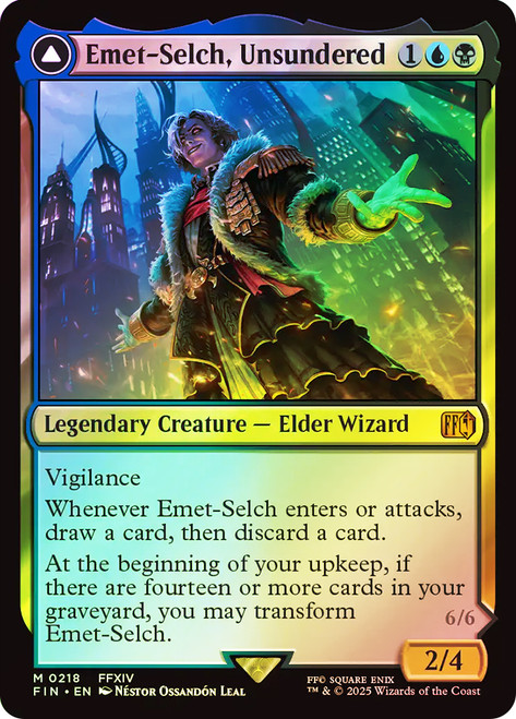 MTG/拡張/foil/エメトセルク/Emet-Selch,Unsundered サージFOIL】【日