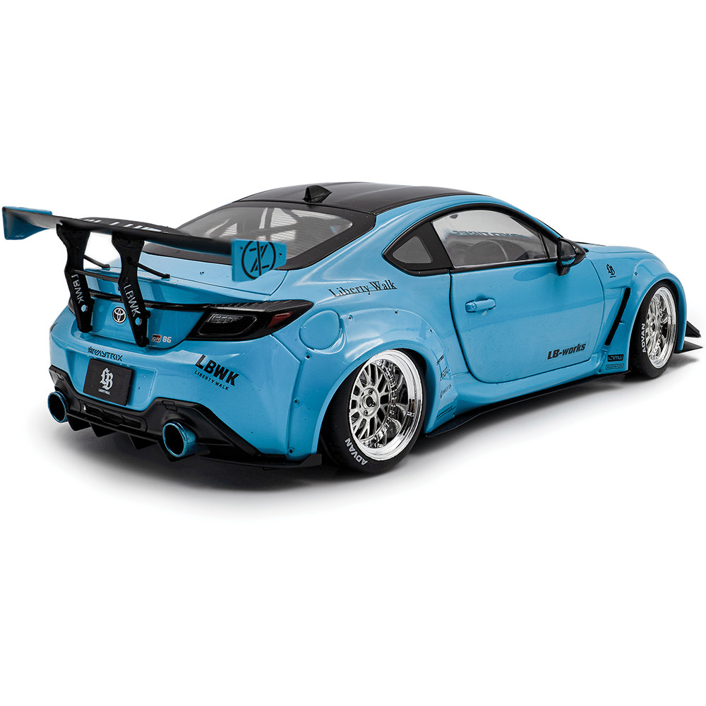 2024 Toyota GR 86 LBWK Body Kit - Baby Blue 1:18 Scale