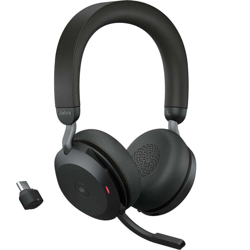 Jabra Evolve2 75 MS Bluetooth Headset, USB-C - IP Phone Warehouse