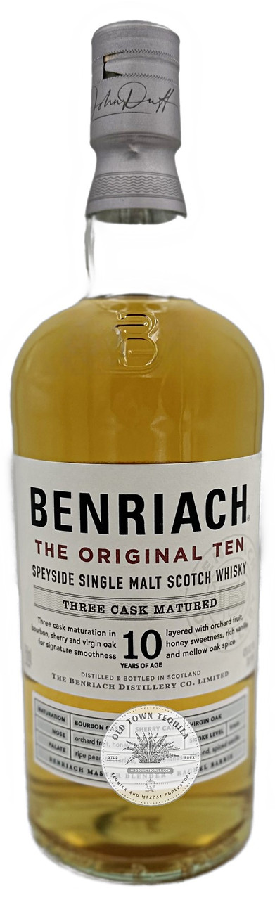Benriach The Original Ten Single Malt Scotch Whisky - Old Town Tequila