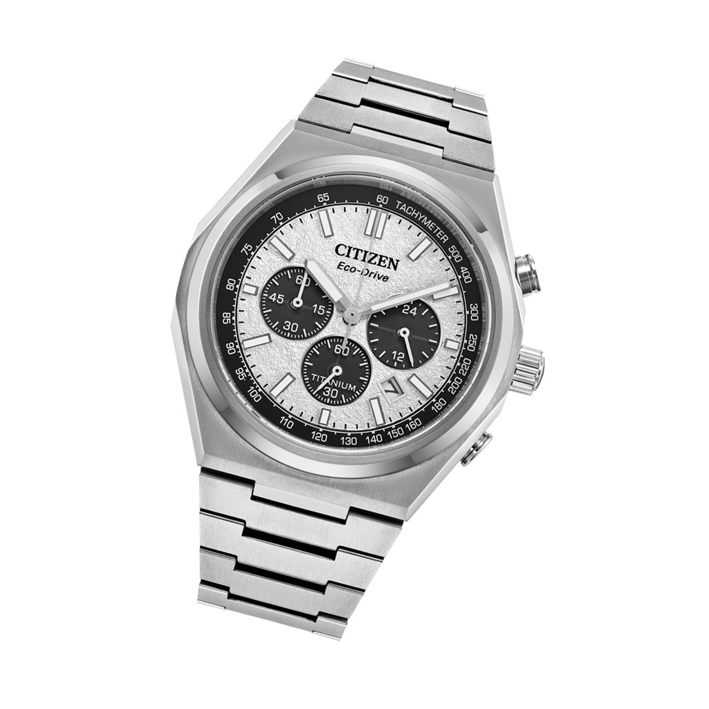 Citizen Zenshin Super Titanium Chronograph with Silver Dial
