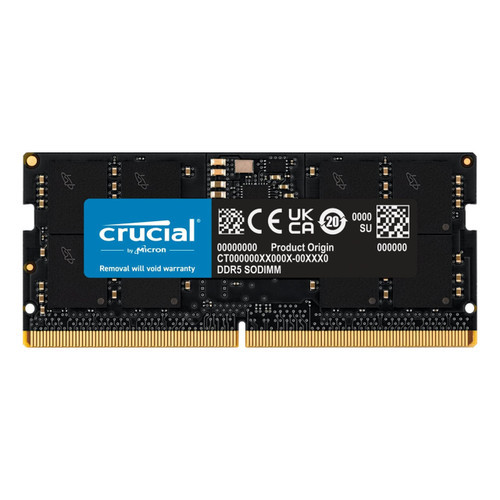 Crucial RAM 16GB DDR5 5600MT/s or 5200MT/s or 4800MT/s Laptop