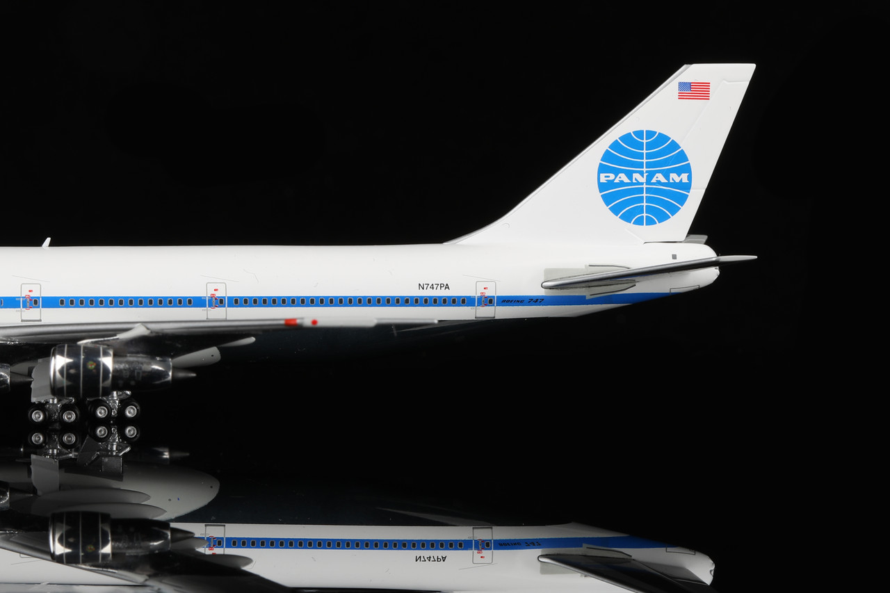 HX Models Pan Am B747-100 “Jet Clipper American” N747PA Flaps-Down