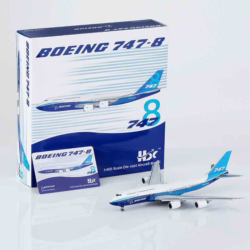 HX Models Boeing Company B747-8 Blue 