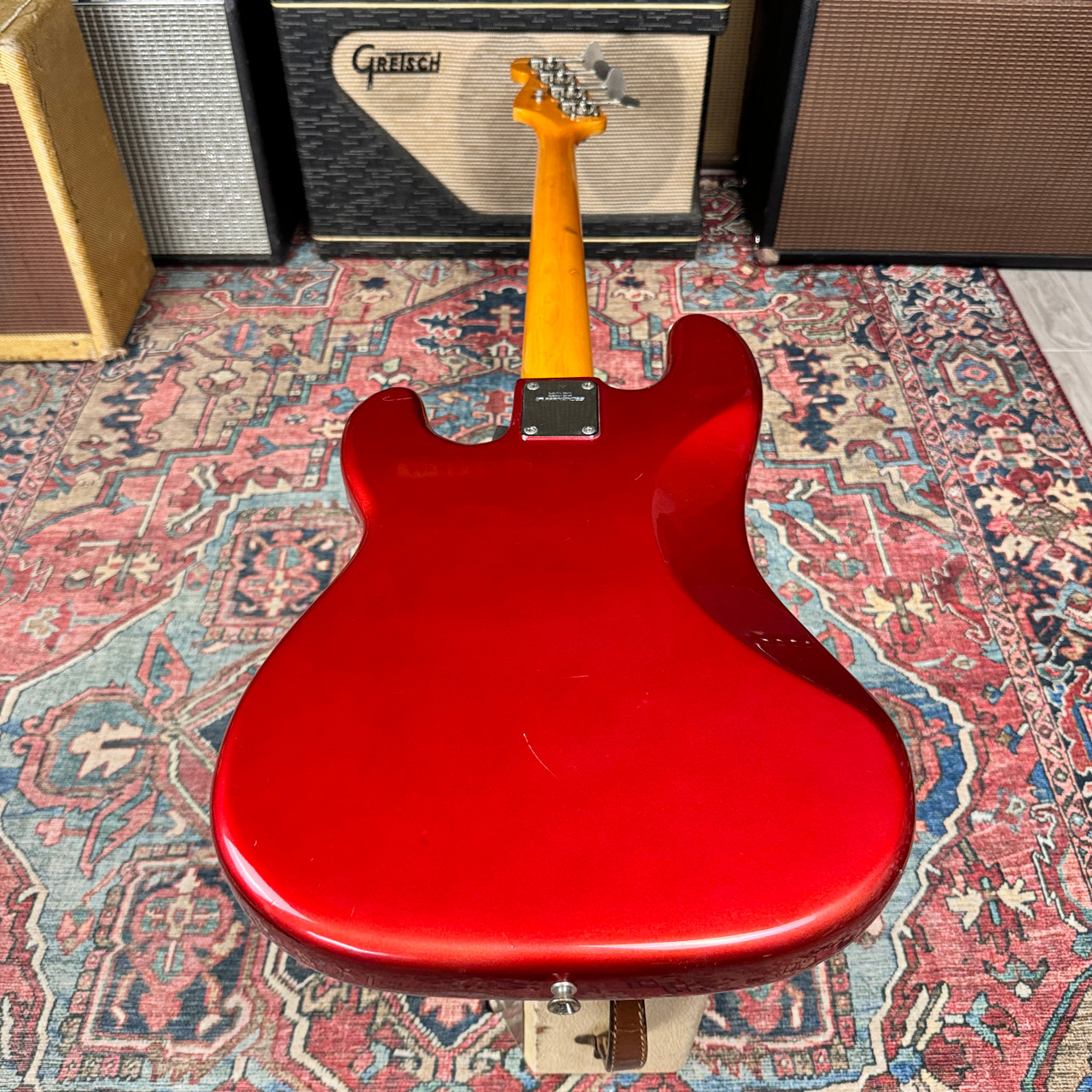 Fernandes Revival Bass RPB-50 Candy Apple Red - 1980's