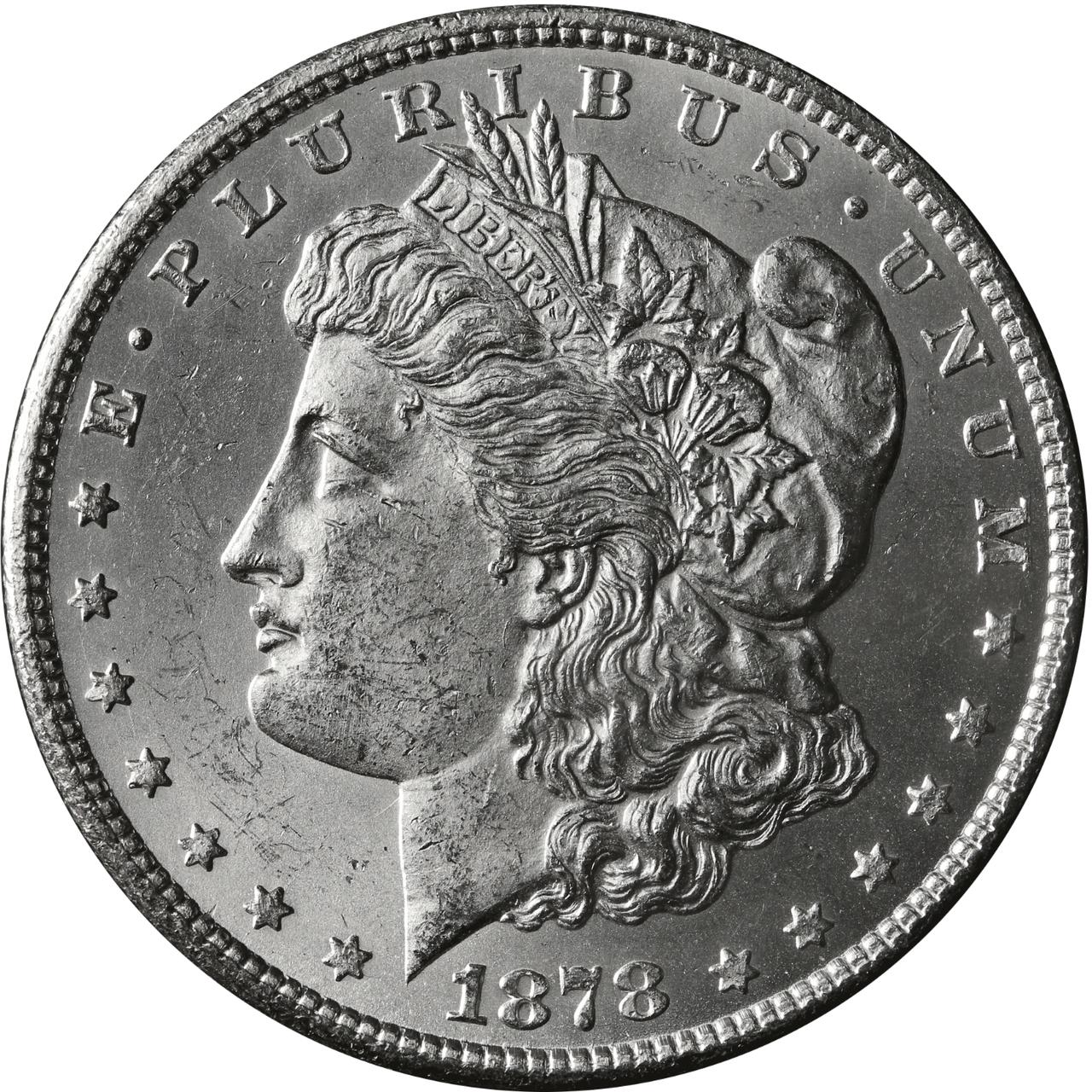 1878 Liberty Head Silver Dollar 1ドル銀貨