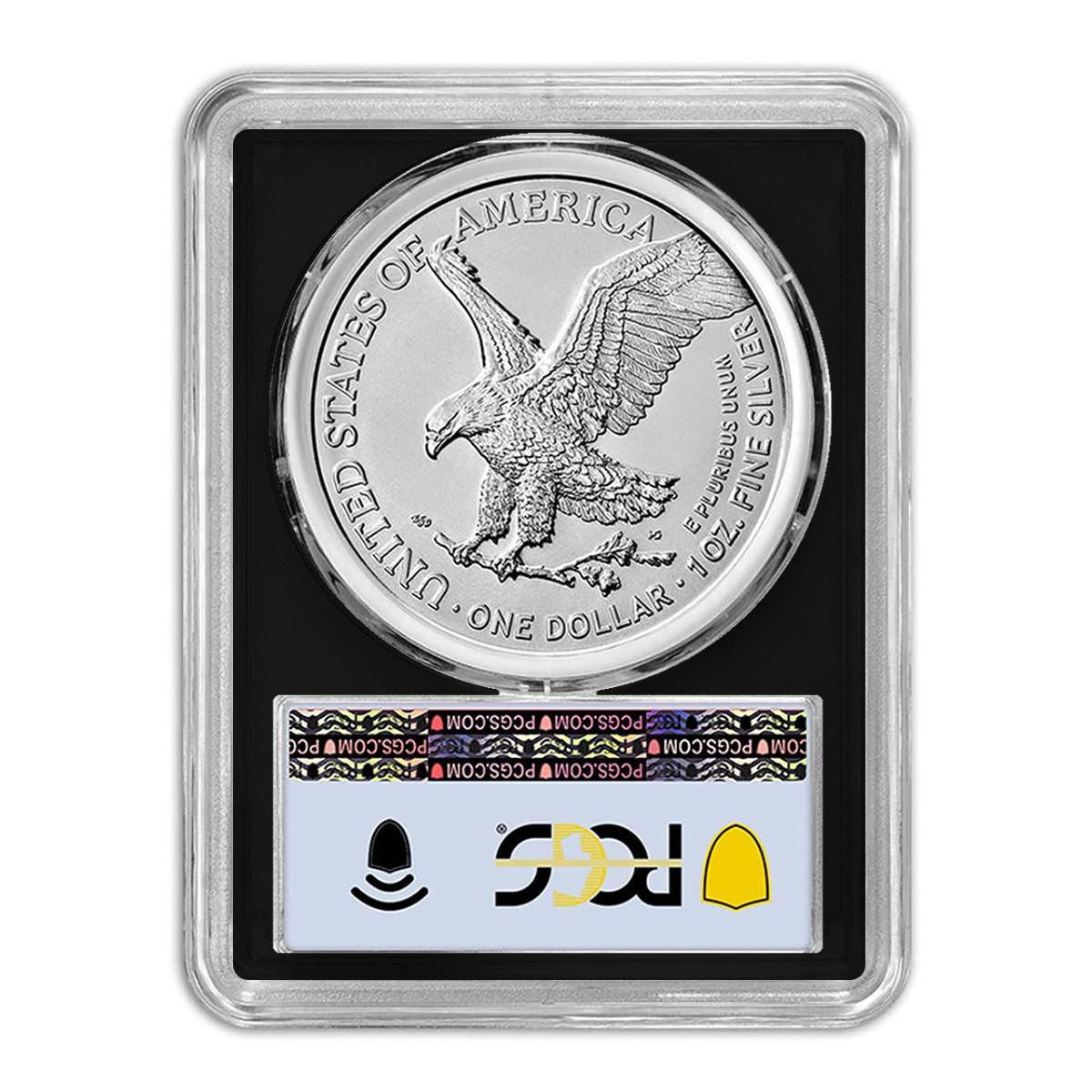 Buy 2024 (P) Silver Eagle PCGS MS70 Star Privy - Black Label