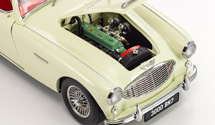 1/18 Kyosho Austin Healey 3000 Mk-1 (BN7) Convertible RHD (Right