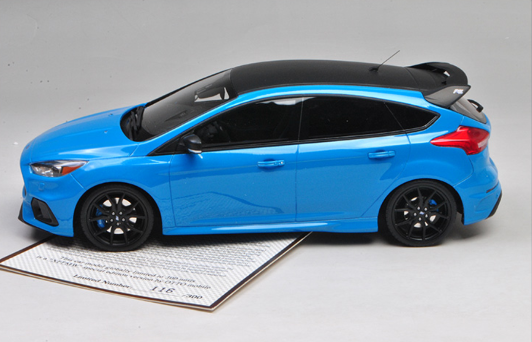 ミニカー Ford Focus RS 1:18 AUTOart Nitrous Blue 1/18 Ford USA