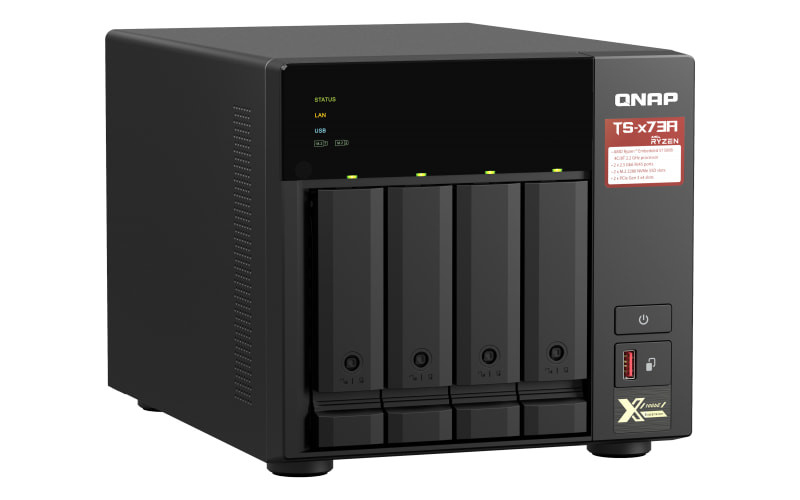 QNAP TS-473A-8G-US Desktop 4-bay NAS/iSCSI IP-SAN