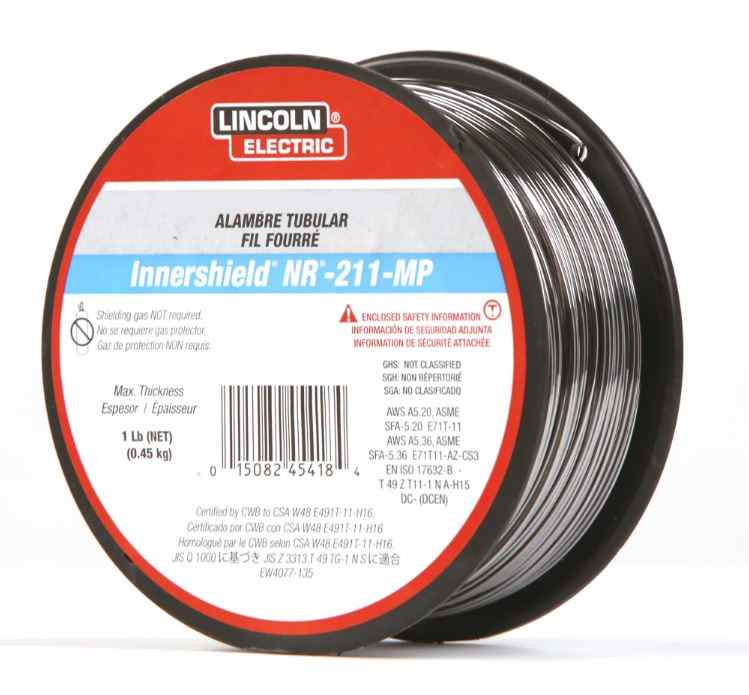 Lincoln NR-211-MP Flux Cored MIG Welding Wire 1 lb. Spool .030