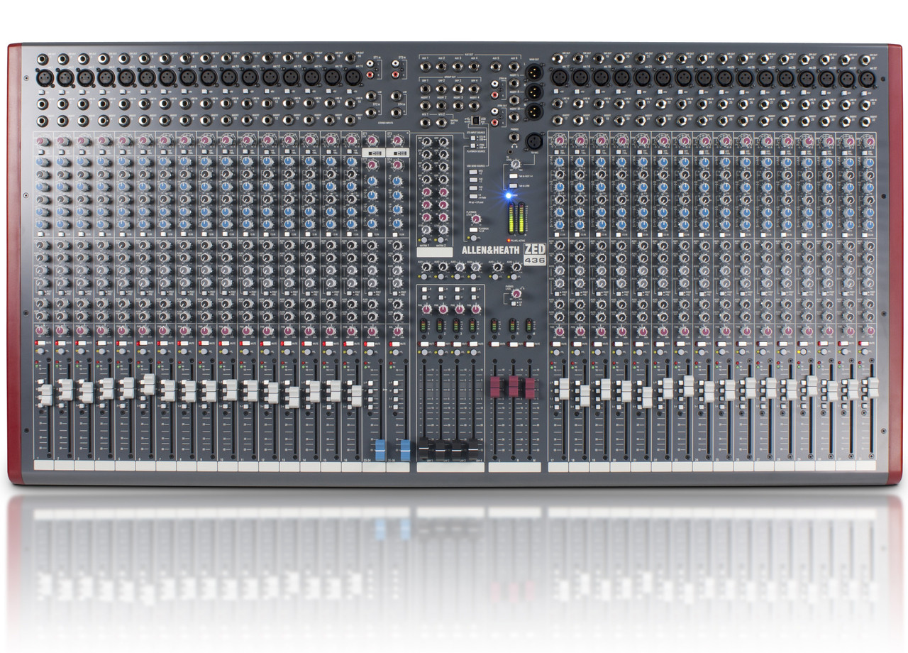 Allen & Heath ZED-436 Live Sound & Recording 4-Bus Mixer w/USB