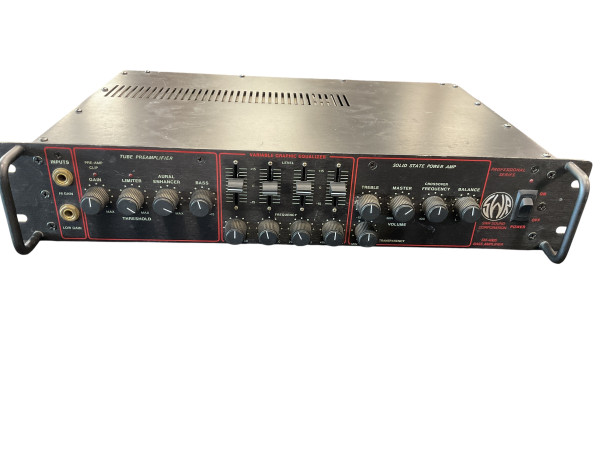 Used SWR SM-400 IN ANVIL II CASE Rackmount Bass Amplifier Head