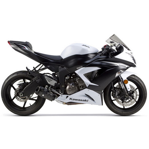 Two Brothers Kawasaki ZX6R 2013-2025 M-2 Black Series Slip-On