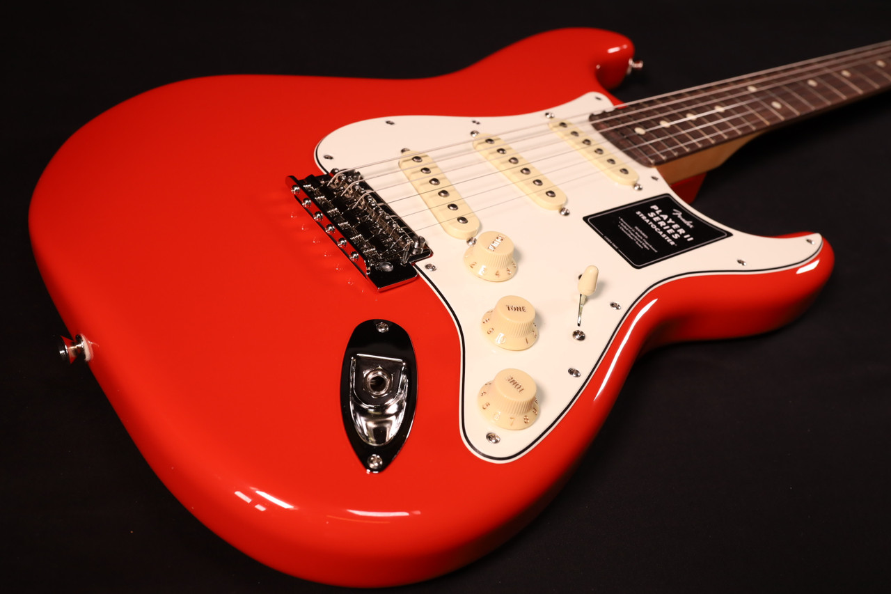 Fender Player II Stratocaster Rosewood Fingerboard Coral Red 546