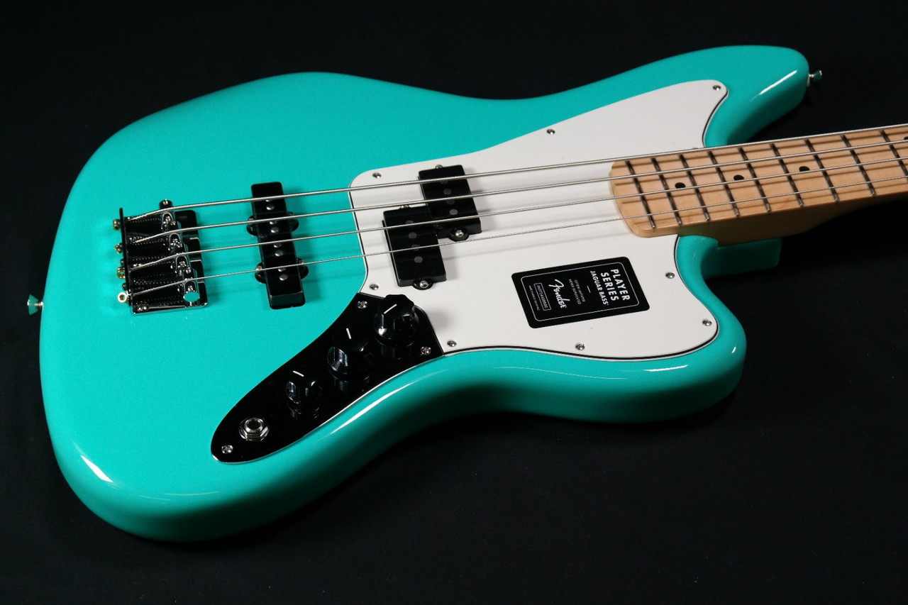 Fender Player Jaguar Bass - Maple Fingerboard - Sea Foam Green