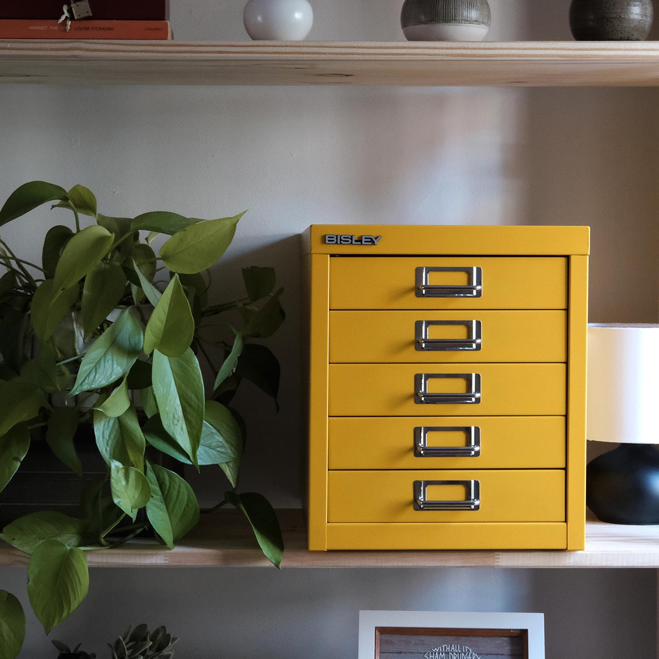 Bisley 5-Drawer Desktop MultiDrawer Steel Cabinet