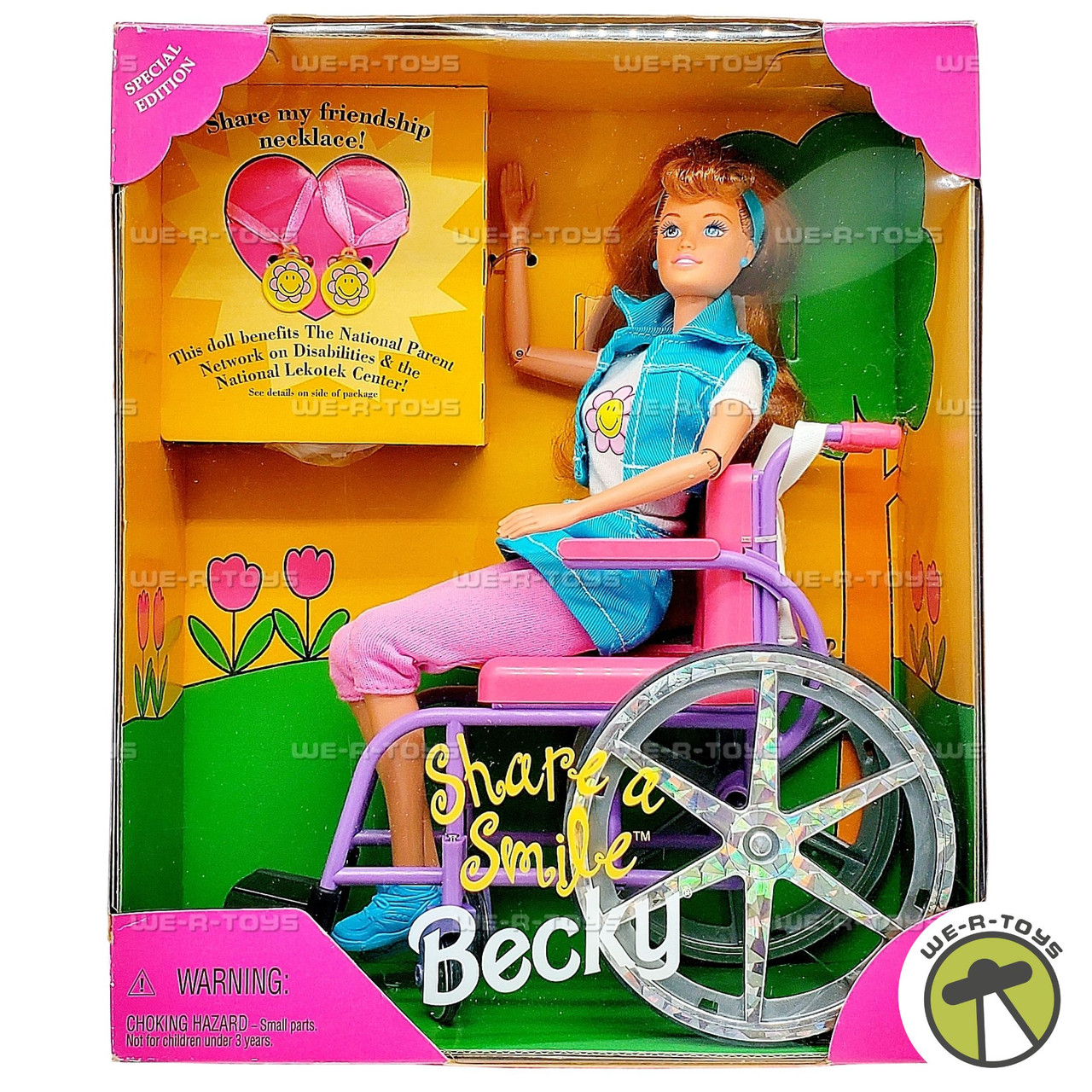 Barbie Share a Smile Becky Doll Special Edition 1996 Mattel 5761