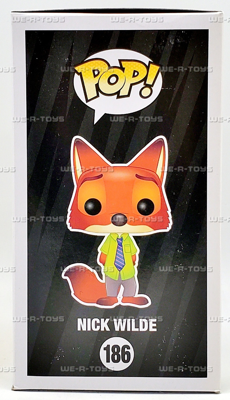 Funko POP Disney Zootopia Nick Wilde 186 Vinyl Figure - We-R-Toys