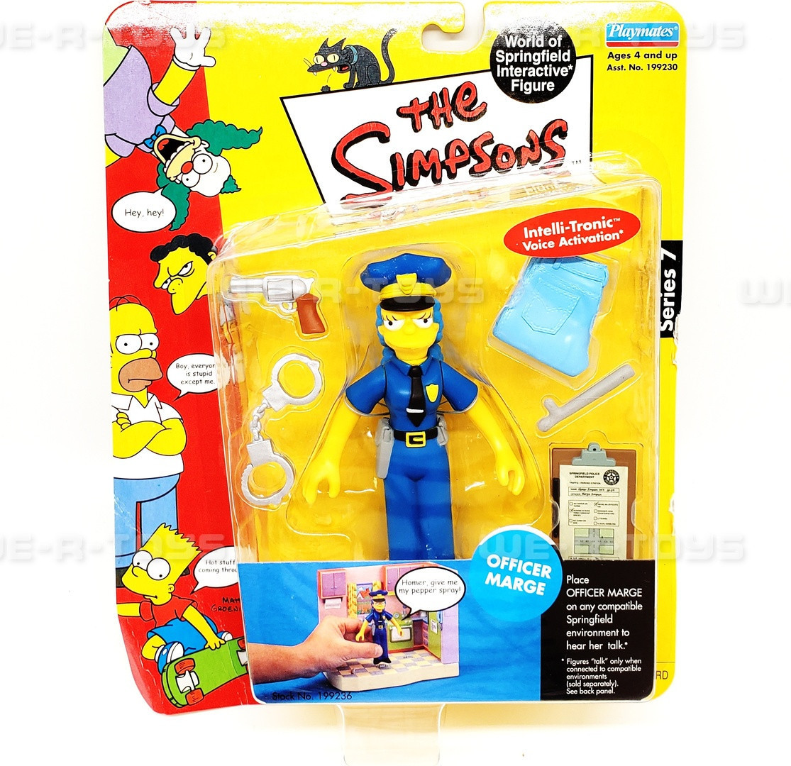 The Simpsons World of Springfield Interactive Figure Officer Marge