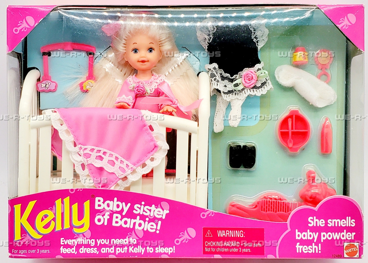Barbie Kelly New Baby Sister of Barbie Doll Set 1994 Mattel 12489