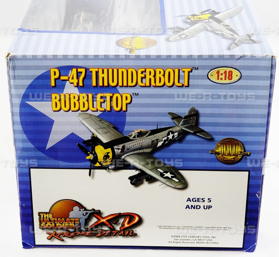 The Ultimate Soldier Eagle P-47 Thunderbolt Bubbletop WWII Plane W