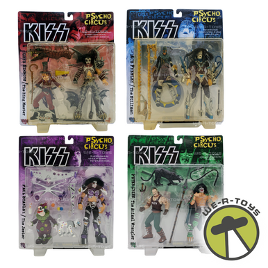 KISS Psycho Circus Action Figures 1998 McFarlane NRFP SET OF 4