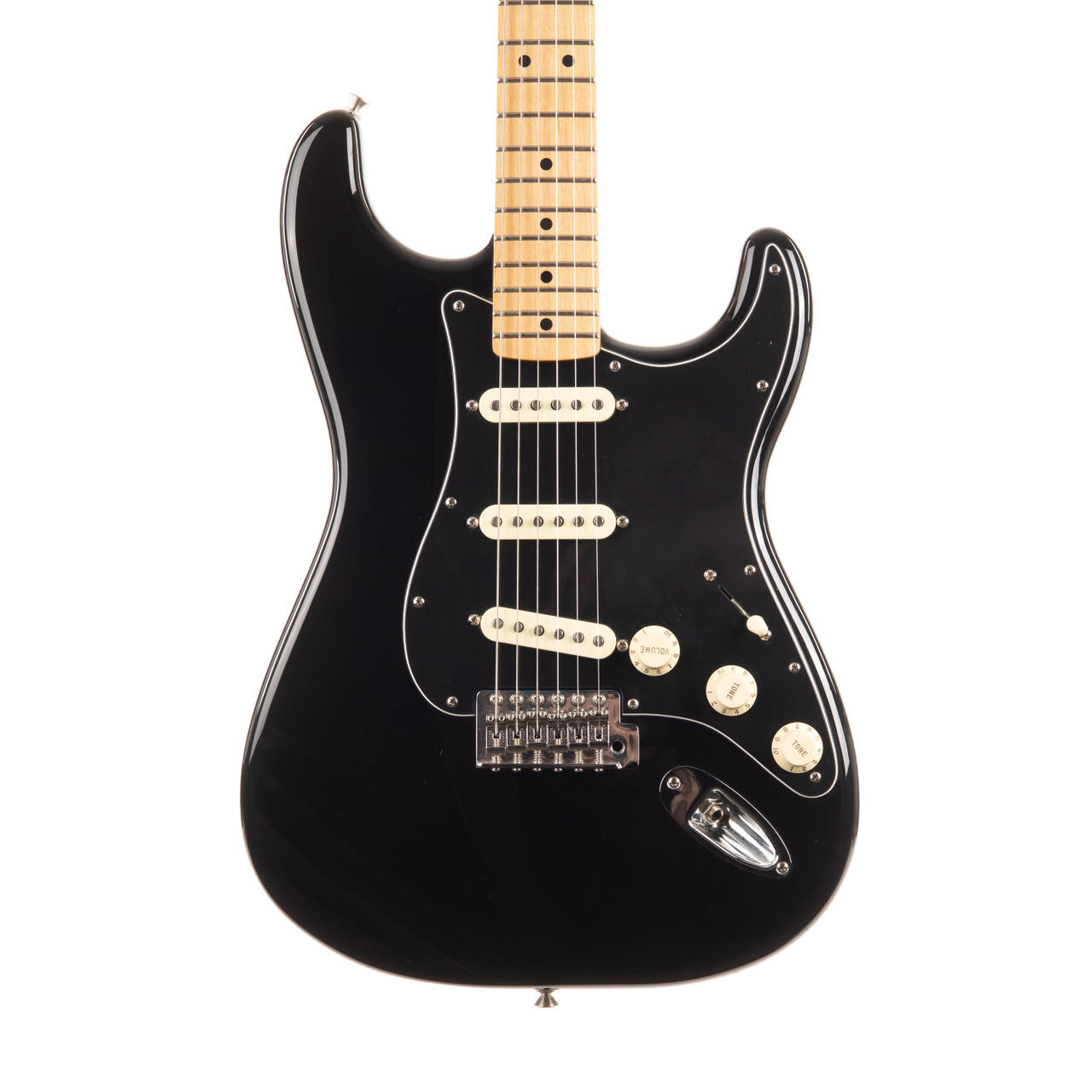 Used Fender Standard Stratocaster MIM Black 2017 | Cream City Music