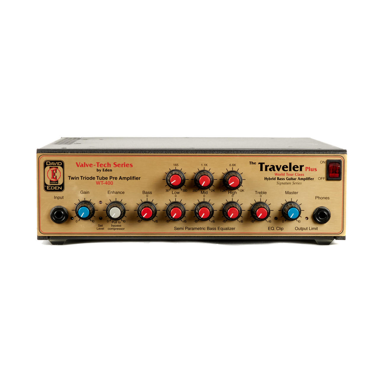 Used Eden WT-400 Traveler Plus 400W Hybrid Bass Amp - 2000 | Cream