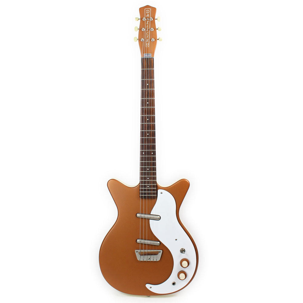 Used Danelectro DC-59 Electric Guitar in Copper Finish | Cream