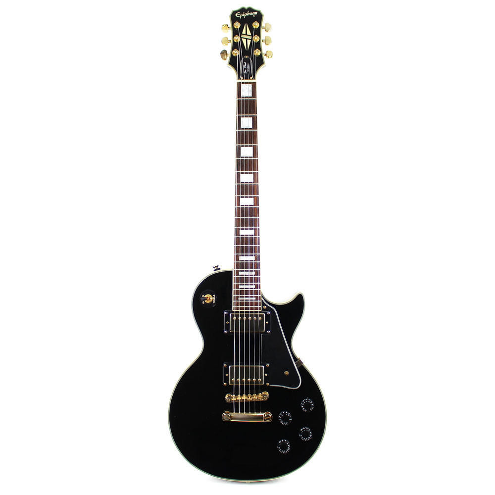 動作確認済】Epiphone Les Paul Costom PROブラック Epiphone Les Paul