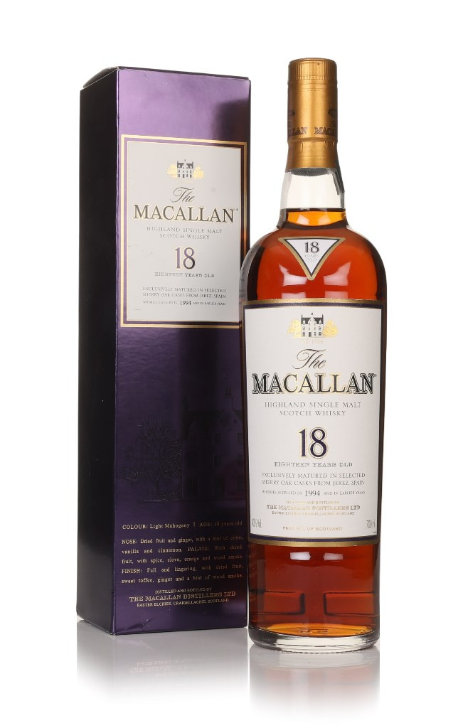 The Macallan 18 Year Old 1996 Sherry Oak 70cl Whisky | Master Of Malt