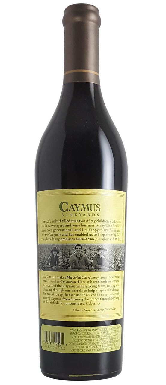 Caymus 2016 Cabernet Sauvignon 1L - Final Case Wines