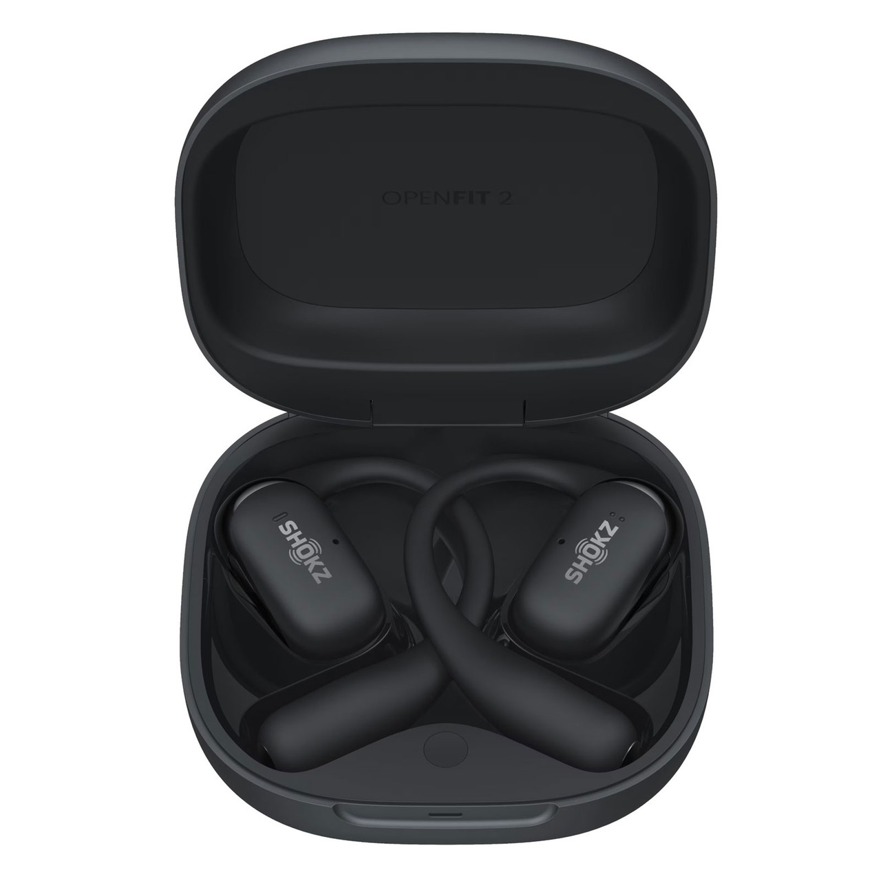 SHOKZ OpenFit 2 Black Open-Ear Earbuds with Charging Case (T920-ST