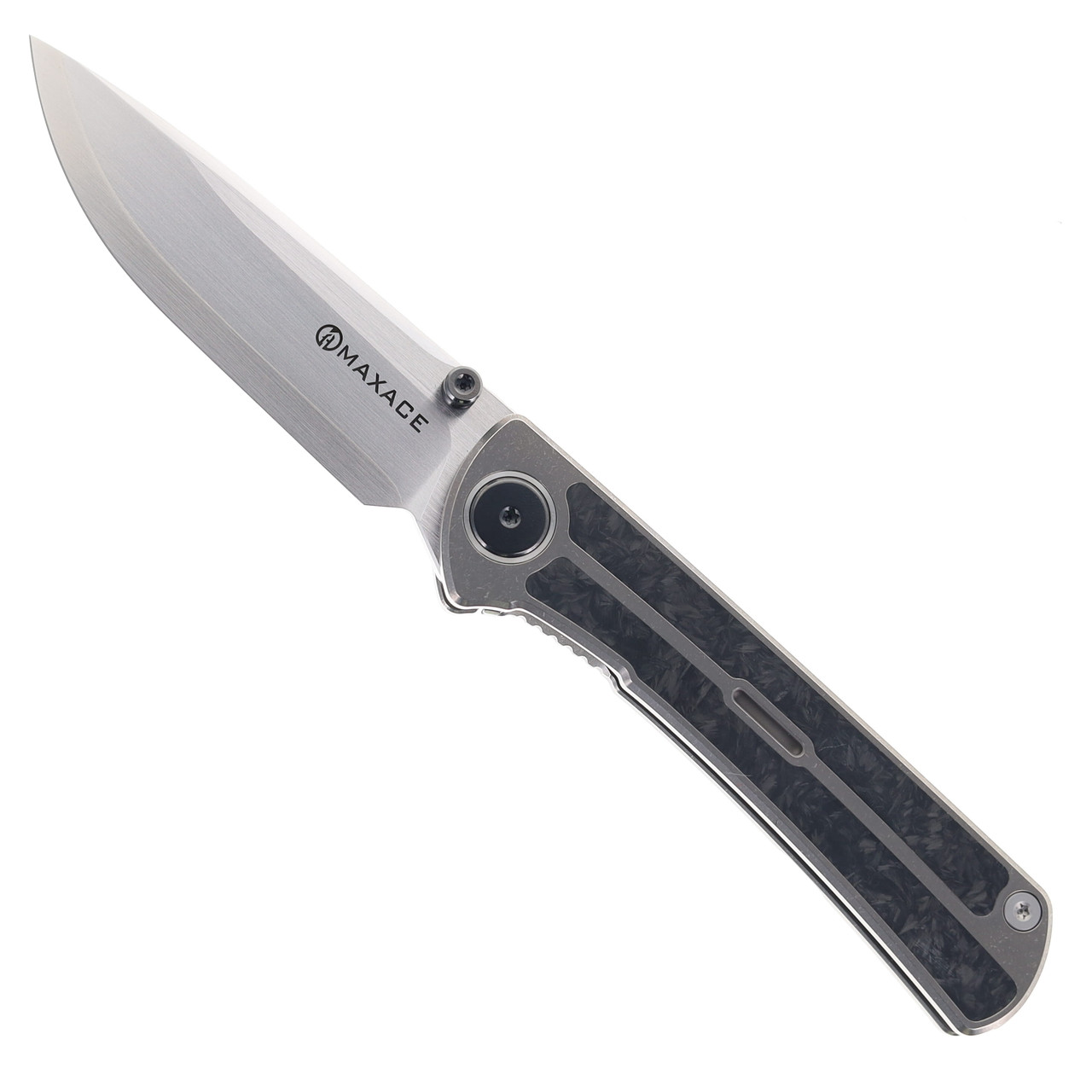 Maxace Knives Peregrine III Folding Knife Titanium & Carbon Fiber