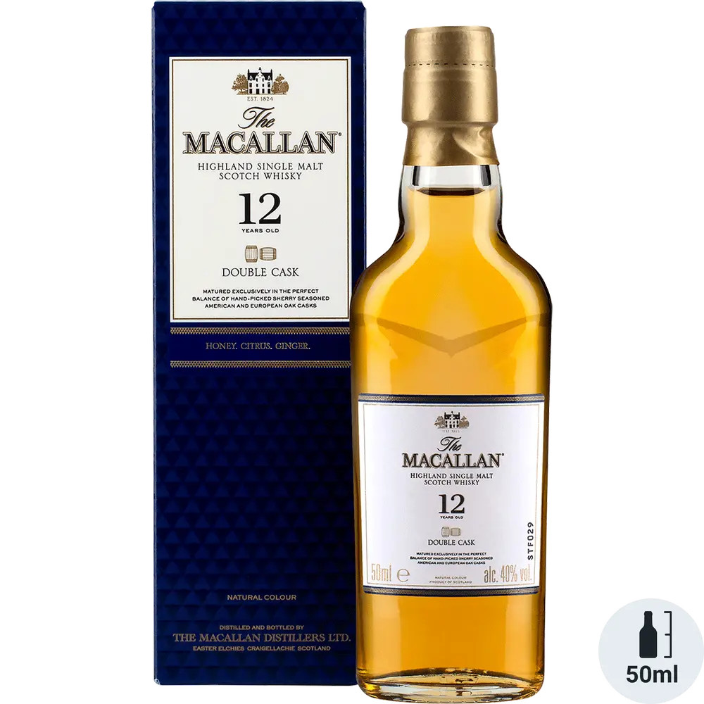 The Macallan Double Cask 12 Years Old 50 ML - Glendale Liquor Store