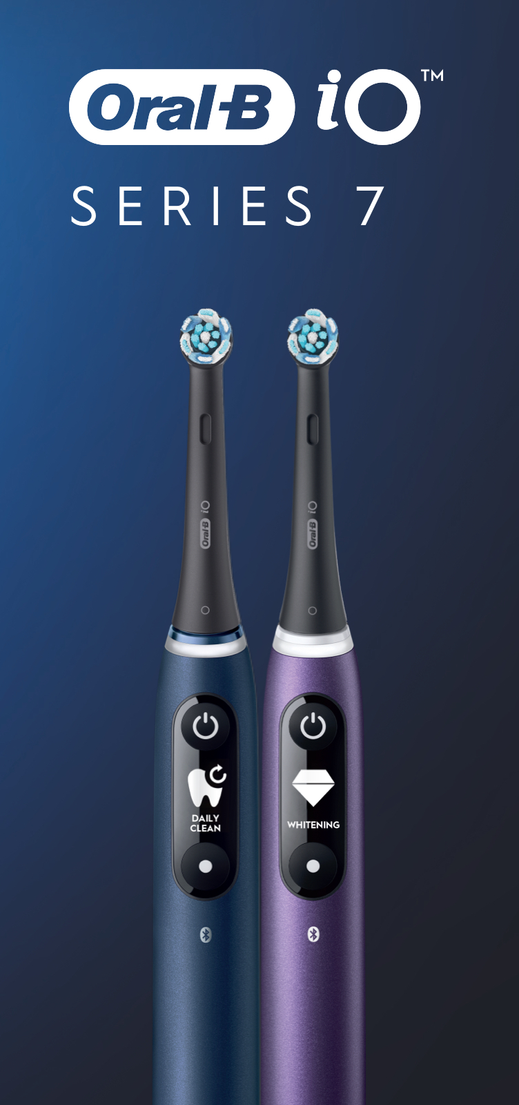 Oral-B iO Series 7 Electric Toothbrush, Black Onyx | Oral-B