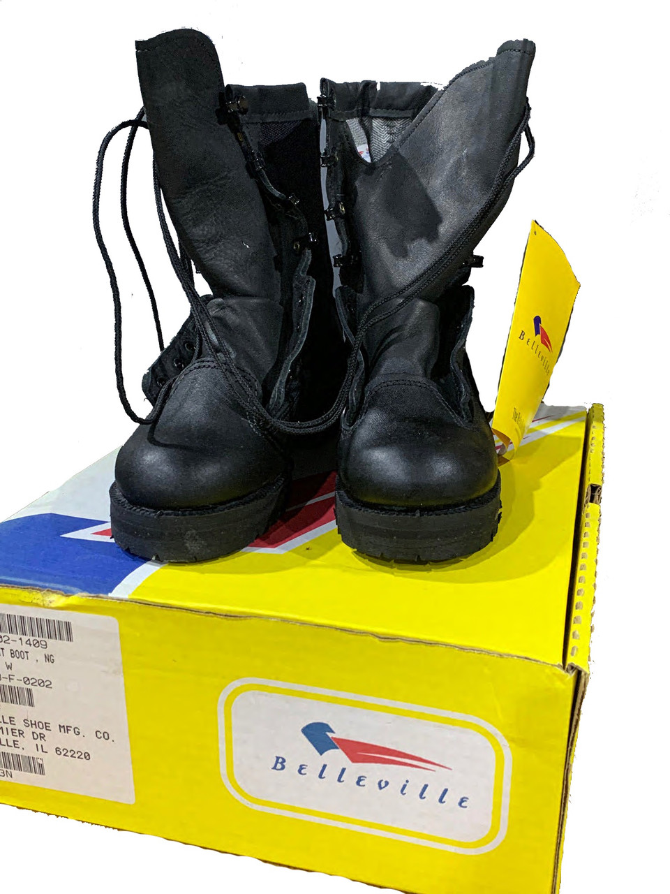 Belleville Genuine Military Black Goretex Waterproof Boots Non-Ins