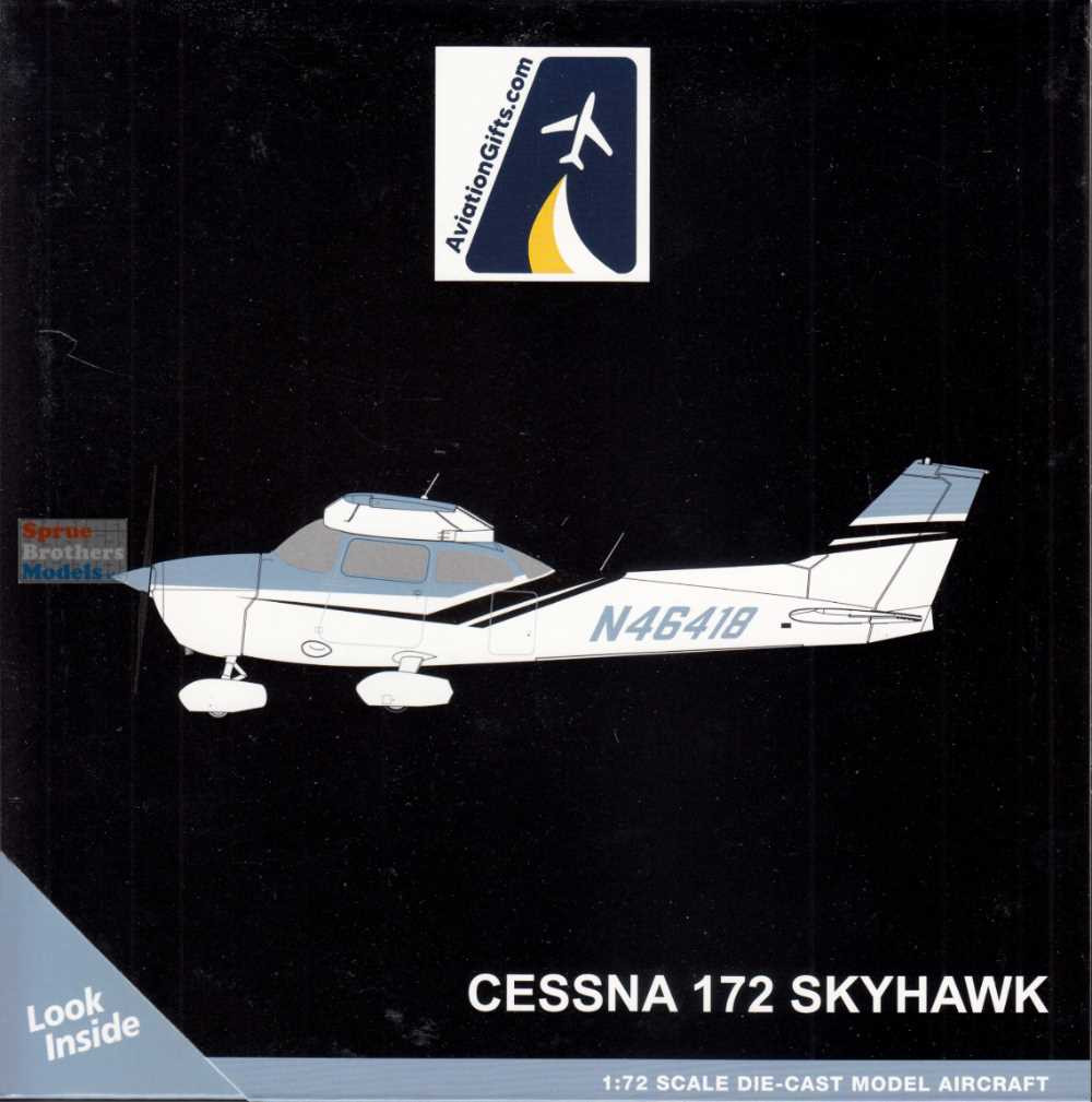GEMGG018 1:72 Gemini Cessna 172 Skyhawk Reg #N46418 (pre-painted
